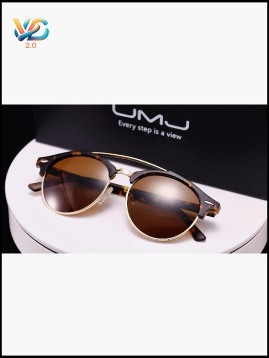 Polarized UV Protection Sunglasses, Classic Aviator Oval Lenses Fashion main image 7
